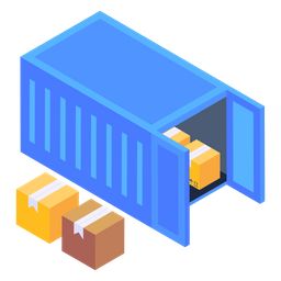 Container Loading  Icon