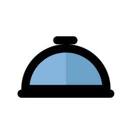 Cobertura de comida  Ícone
