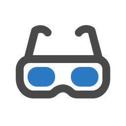 3 D Goggles  Icon