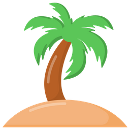 Árbol de coco  Icono