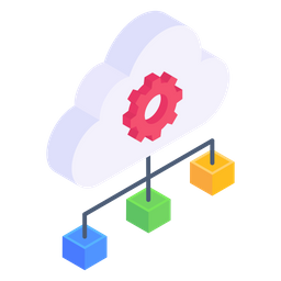 Cloud Infrastructure  Icon