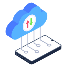 Cloud Data Transfer  Icon