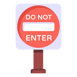 Do Not Enter  Icon