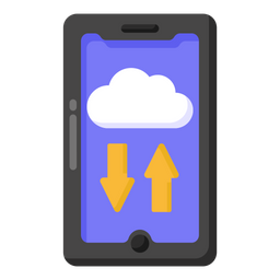 Datos en la nube  Icono