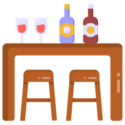 바 테이블  아이콘