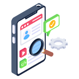 Mobile Application Testing  Icon