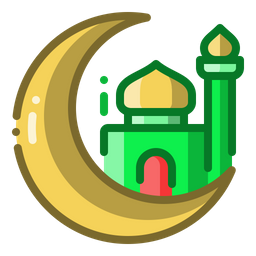 이슬람교 이슬람교 달 아이콘