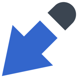 Down left arrow  Icon