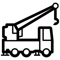 Kranwagen  Symbol