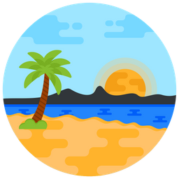 Beach View  Icon