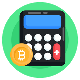 Bitcoin Calculation  Icon