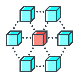 Blockchain Data  Icon