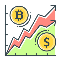 Bitcoin Ratio Rate  Icon