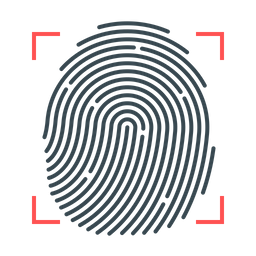 Fingerprint Identification  Icon