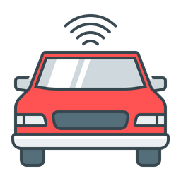 Autonomous Car  Icon