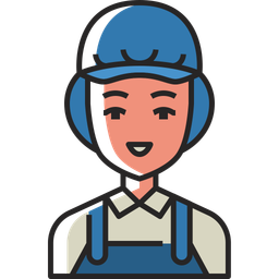 Food Factory Worker  Icon