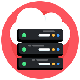 Cloud Database  Icon