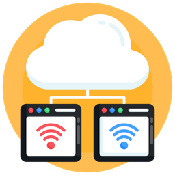 Cloud Internet Connection  Icon