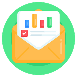 Analytics Mail  Icon