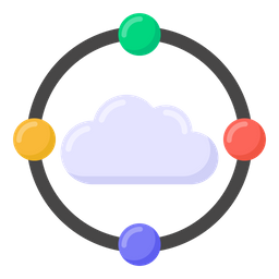 클라우드 네트워크  아이콘