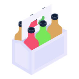 Bottles Crate  Icon