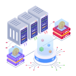 Bitcoin Distributed Network  Icon