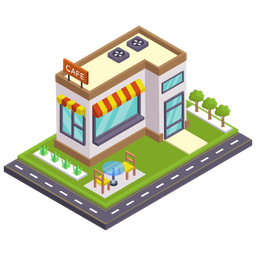 Cafe Building  Icon