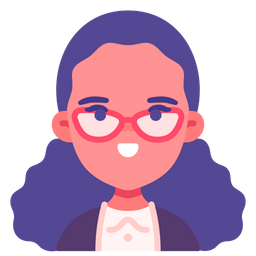 Glasses Girl  Icon