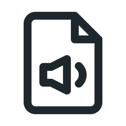 File audio  Icon