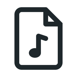 File audio  Icon