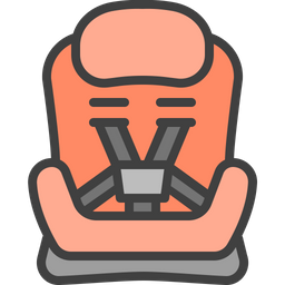 Asiento de coche de bebé  Icono