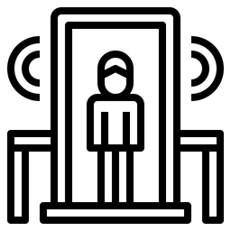 Ganzkörperscanner  Symbol