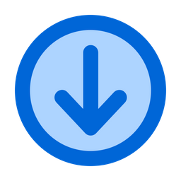 Down Arrow  Icon