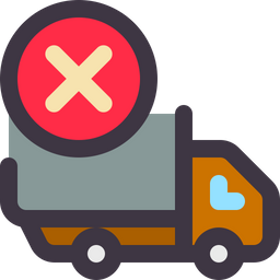 Cancel Delivery  Icon