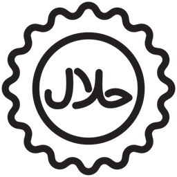 Halal-Gerichte  Symbol