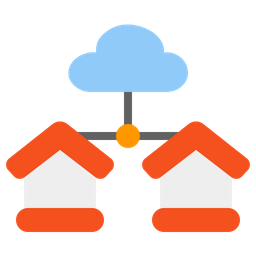 Cloud-Server-Verbindung  Symbol