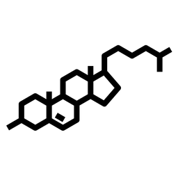 Cholesterol Molecular  Icon