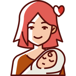 Mom And Baby  Icon