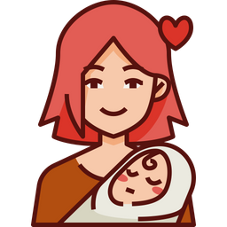 Mom And Baby  Icon