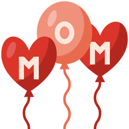 Mom Balloons  Icon