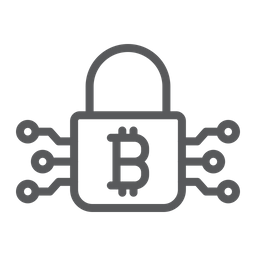 Bitcoin Encryption  Icon