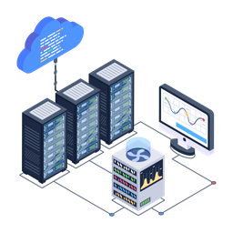 Cloud Hosting  Icon