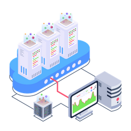 Cloud Database Hosting  Icon