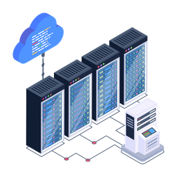 Cloud Hosting  Icon