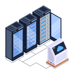 Cloud Hosting  Icon