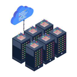 Cloud Hosting  Icon