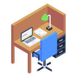 Employee Desk  Icon