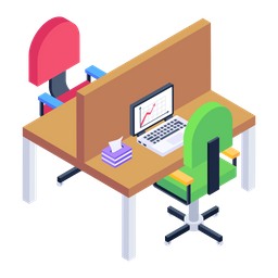 Employee Desks  Icon