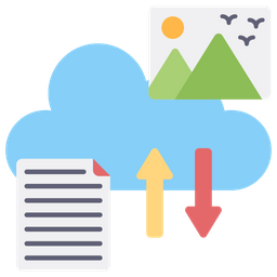 Cloud Data Transfer  Icon