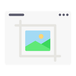 이미지 자르기  아이콘